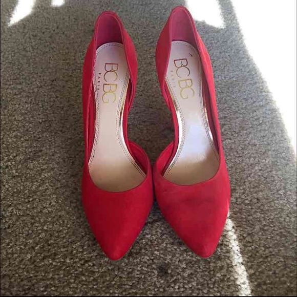 Red BCBG Heels
