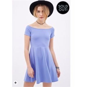 ✨HOST PICK✨Periwinkle Off the Shoulder Dress