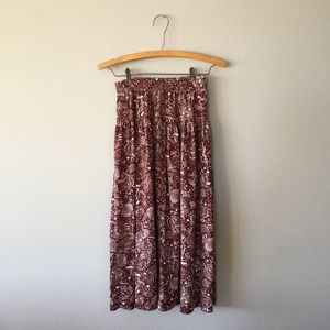 Maxi Skirt- Floral Pattern