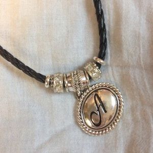 Beautiful Silver A Necklace