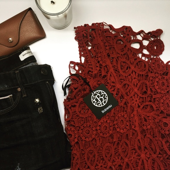 bobeau Tops - Bobeau Blouse in Terracotta