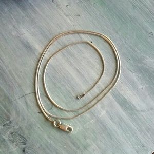 18.5" sterling silver chain