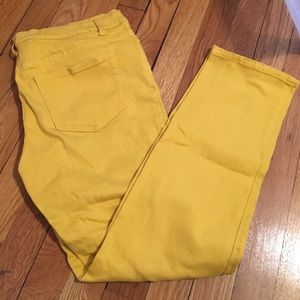 CWonder yellow skinny jeans