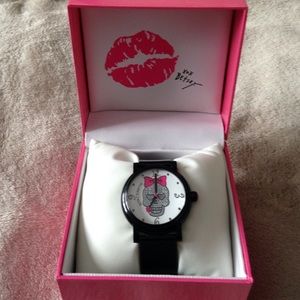 Betsey Johnson Skull watch