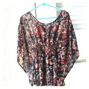 Gianni Bini Floral Blouse
