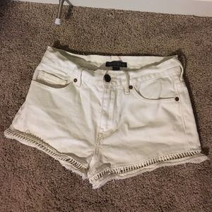 Kendall & Kylie White Jean Shorts