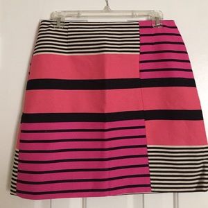 FINAL SALE UNTIL 6/6 Color block mini skirt, NWT