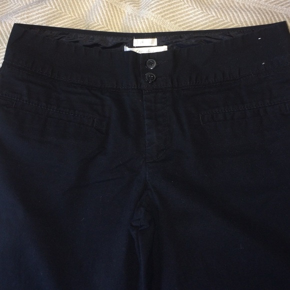 Classic Black stretch sateen slack-low rise sz8 - Picture 1 of 4
