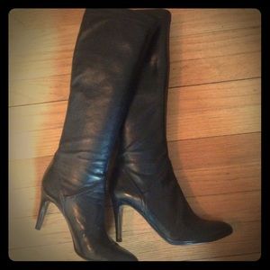 Cole Haan black leather boots