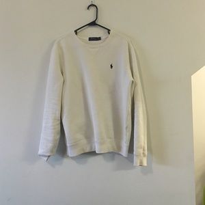 White round neck Ralph Lauren sweater