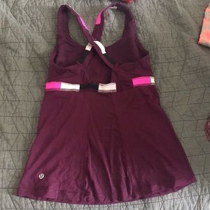 Lululemon plum workout tank