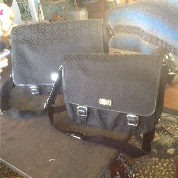 Black Coach Messenger Crossbody.