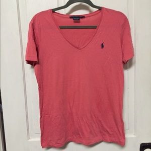 Ralph Lauren salmon v neck