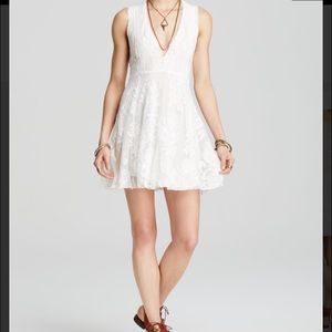 Free People White Lace Dress