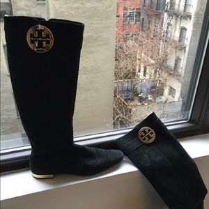 Tory Burch suede boots, 9M