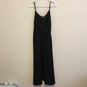 sleek black dress