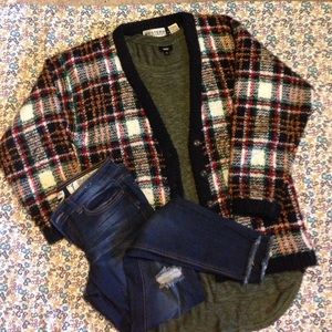 Oversized vintage cardigan