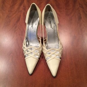 Carrini Gorgeous White/Cream Heels