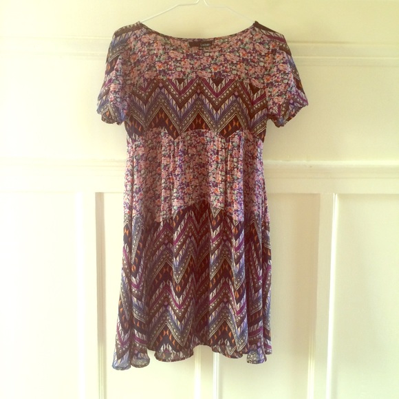 Cute floral swing dress
