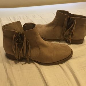 G by guess taupe booties