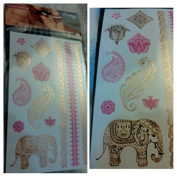 NEW Pretty Temporary metallic tattoos - Picture 3 of 4
