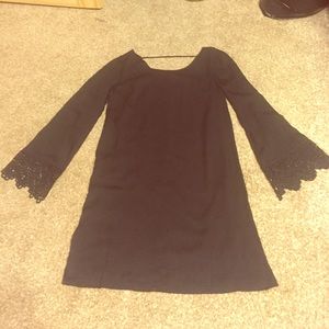Cute black long sleeve dress