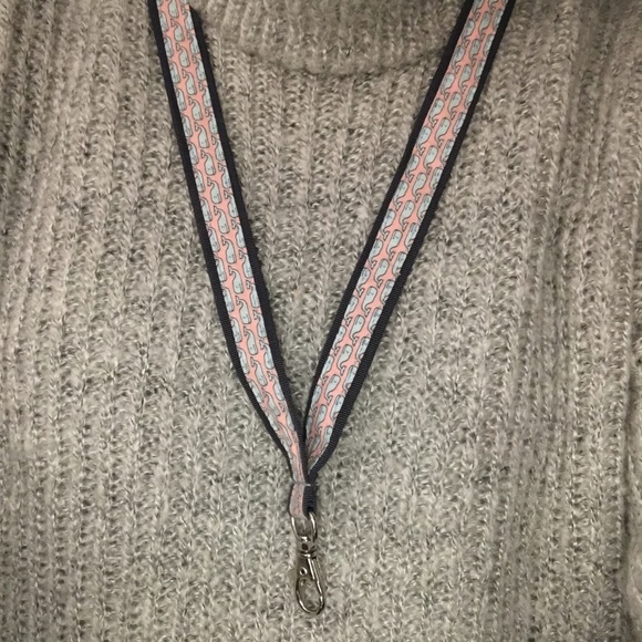 Vineyard vine inspired lanyard