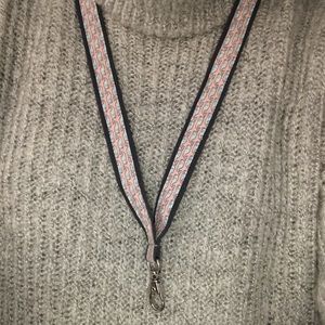 Vineyard vine inspired lanyard