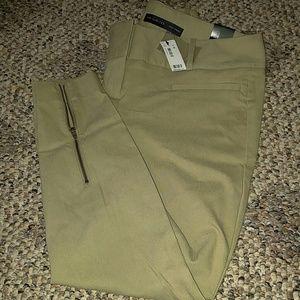 Limited exact stretch zipper ankle pants