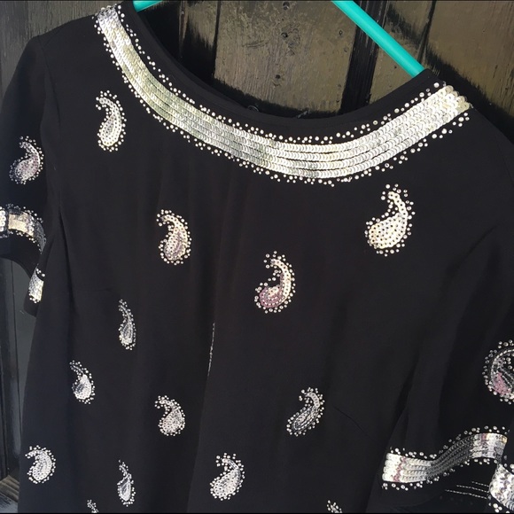 Michael Kors Tops - NWT Michael Kors black and paisley top