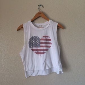 Brandy Melville Heart Tank