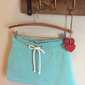 J Crew Aqua Mini Skirt