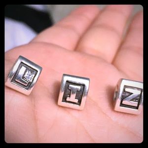 Pandora letter charms (retired)