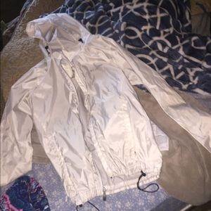 White Columbia Rain Coat