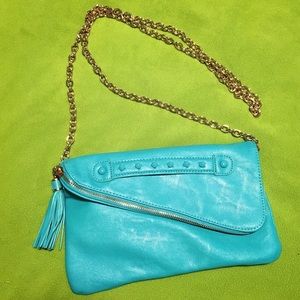 NWOT ALDO Turquoise Crossbody Clutch