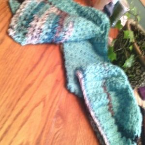 Homemade hat and scarf