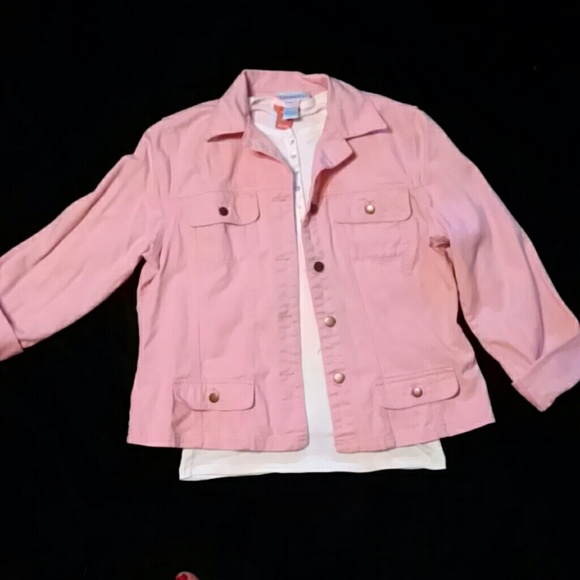 Pink jean jacket