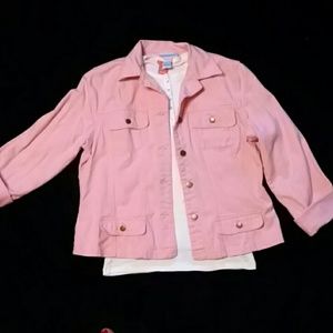 Pink jean jacket