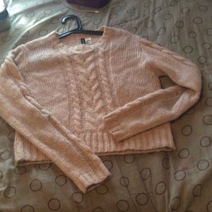 Oatmeal Colored Knitted Sweater 💓❕