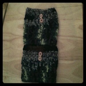 Homemade cameo boot cuffs
