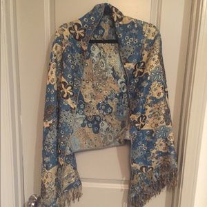 Pretty blanket scarf!