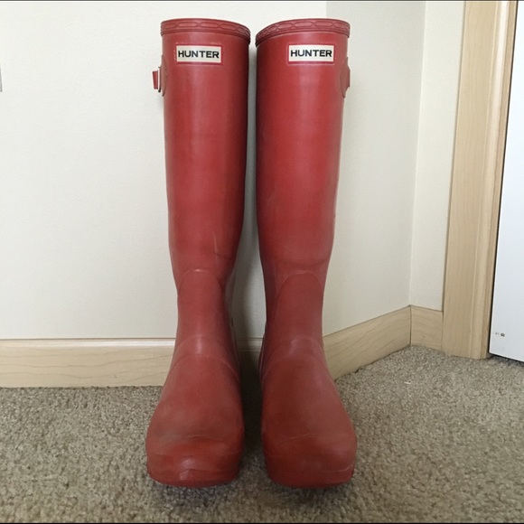 Hunter Shoes - Original Hunter Red Rain Boots