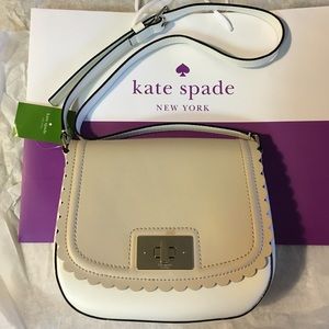 Kate Spade Crossbody Scallop Twist Lock Handbag