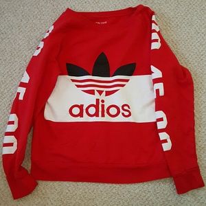 Red Adios sweater
