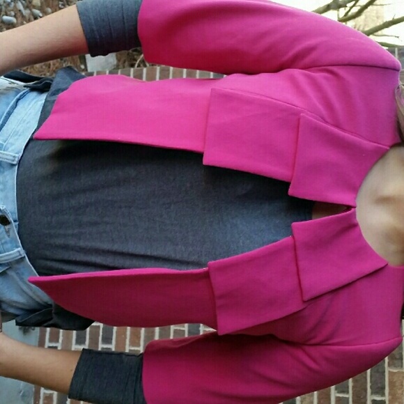 Wool cropped jacket - Picture 1 of 1