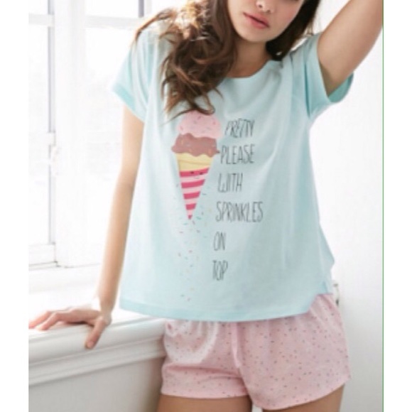 Forever Sprinkle Icecream PJ Set
