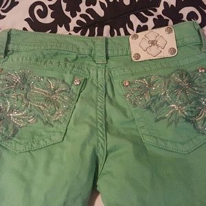 Green Miss Me Skinny Jeans Size 30