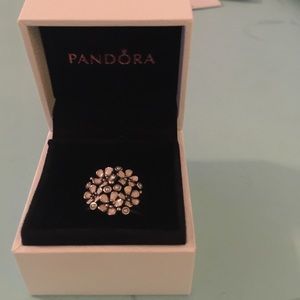 Pandora cherry blossom cluster ring