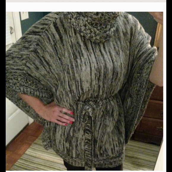 New York and Co. Turtleneck Poncho Sweater