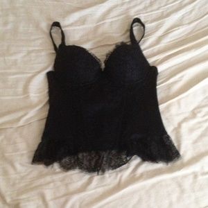 Black laced bustier from VS